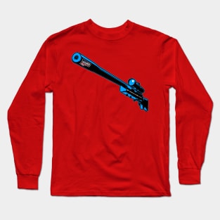 Punchado Sniper Rifle Blank Text, v. Code Light Blue Long Sleeve T-Shirt